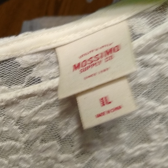 Lace Overlay Blouse - Picture 2 of 3